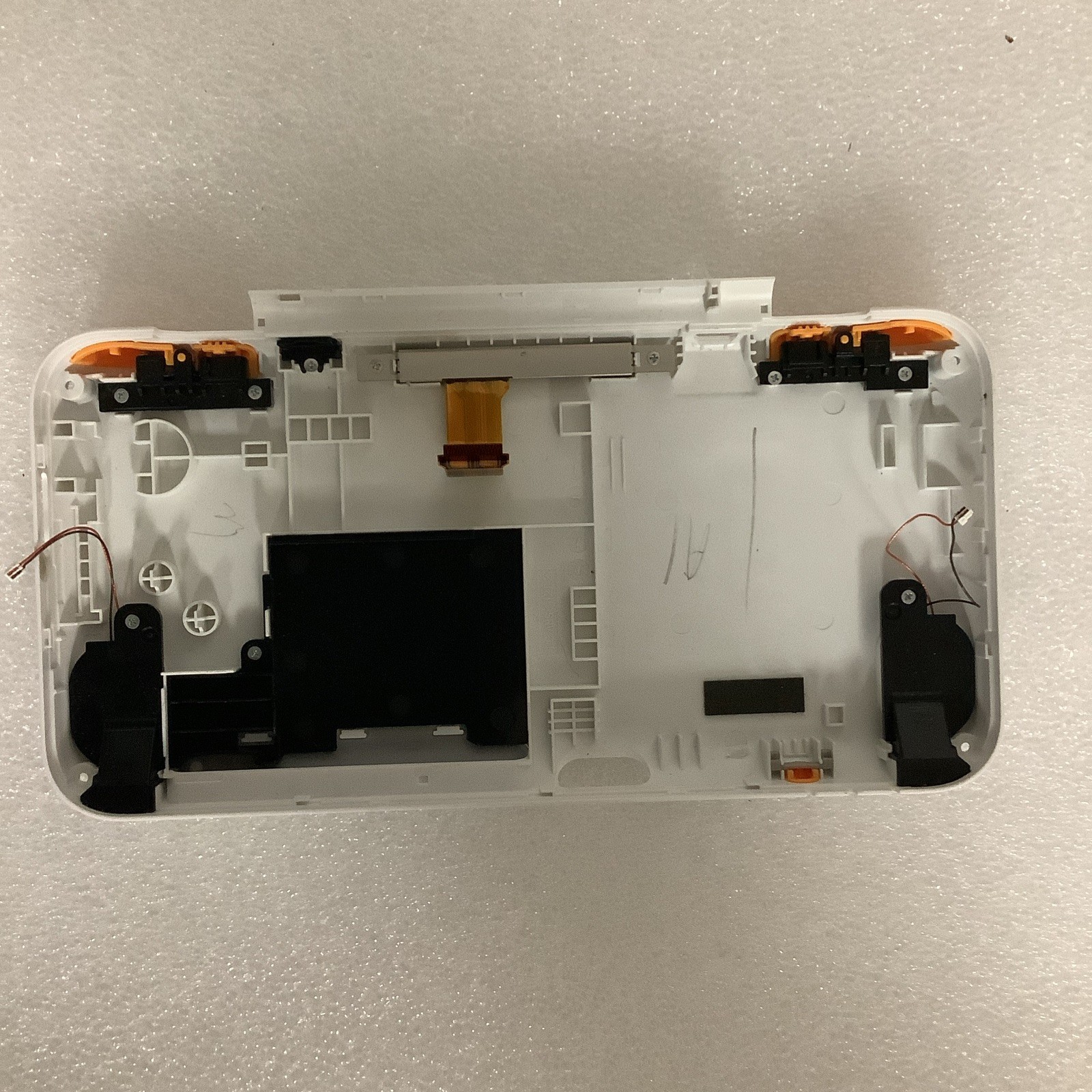 Nintendo New 2ds XL Back Cover White Orange Buttons “A”