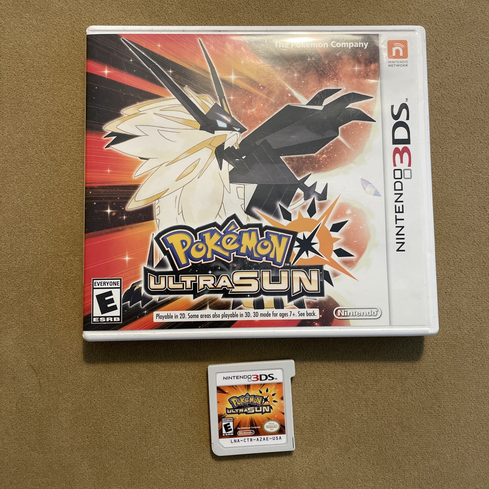 Pokemon Ultra Sun (Nintendo 3DS) Authentic – Complete CIB – Tested