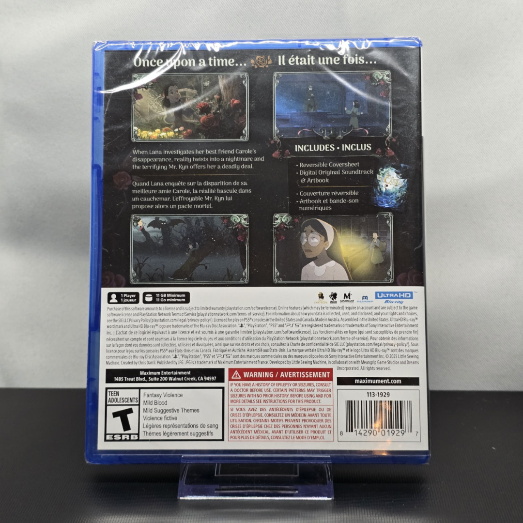 Bye Sweet Carole PS5 Brand New Sealed PlayStation 5