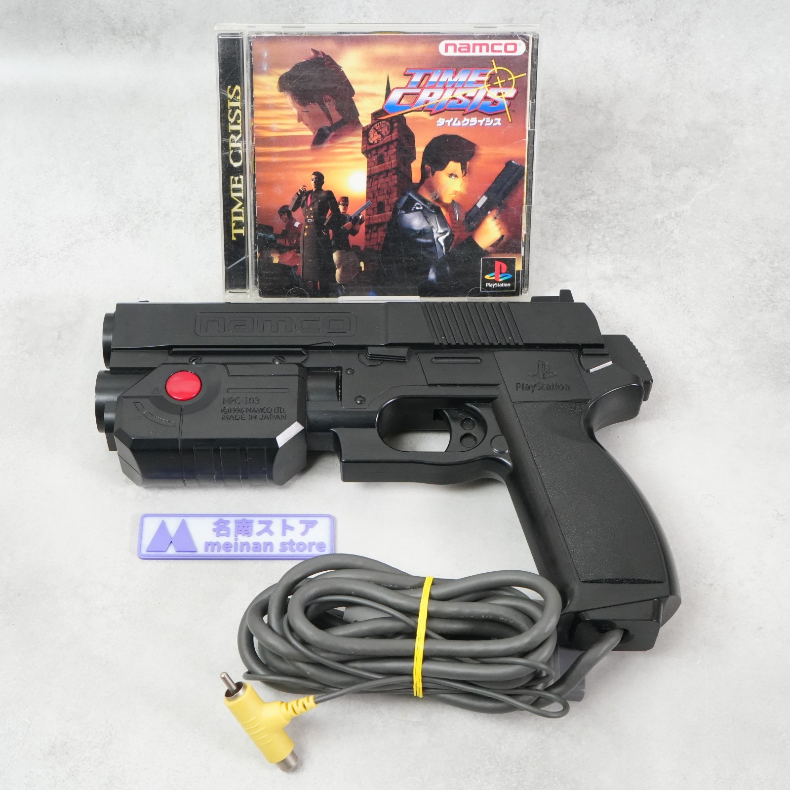 namco GunCon Light Gun Controller NPC-103 for SONY Playstation w/ Time Crisis