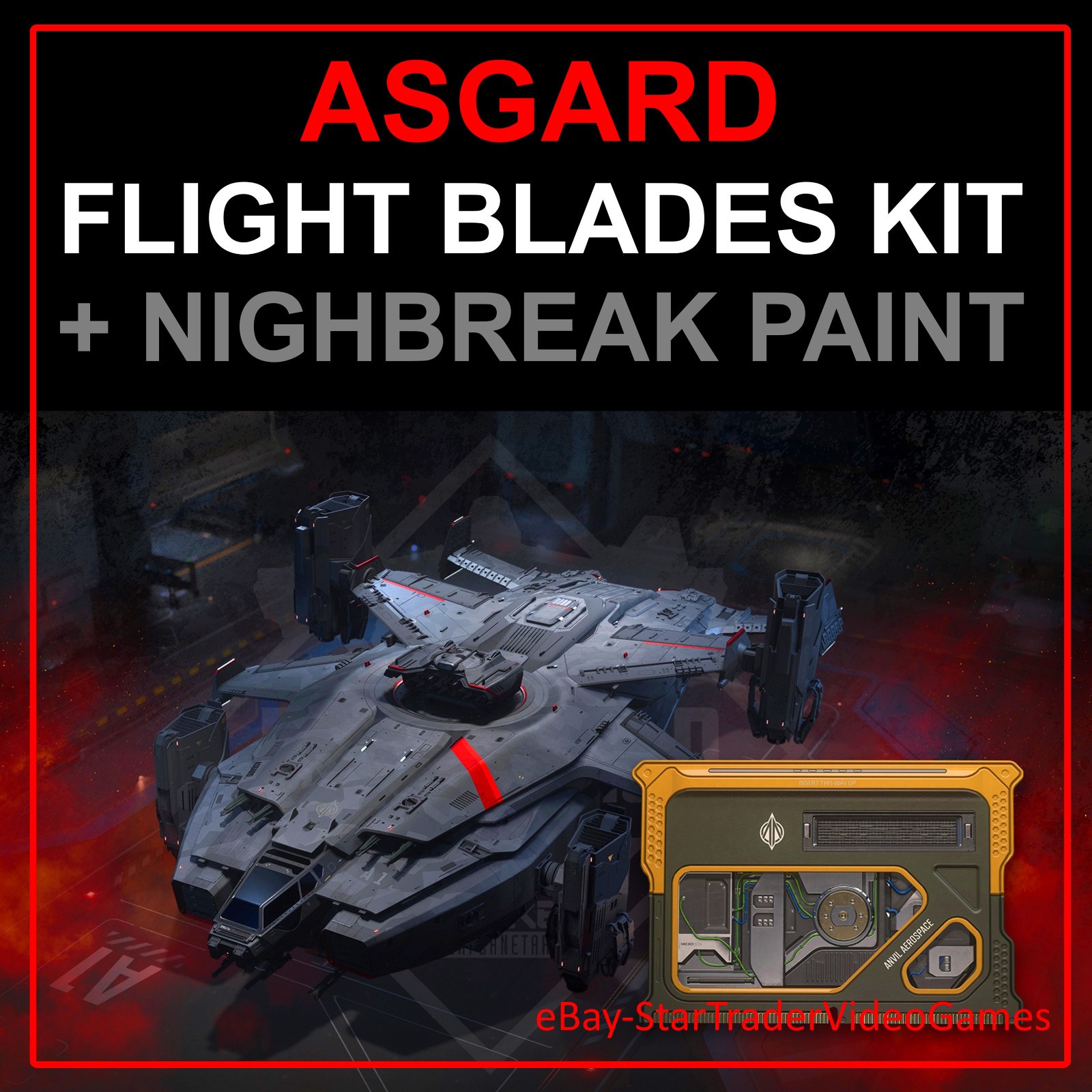 STAR CITIZEN – ASGARD FLIGHT BLADES KIT + NIGHTBREAK PAINT