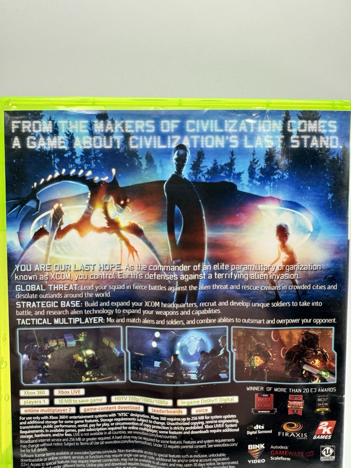 XCOM: Enemy Unknown for Xbox 360 Tested And Confirmed Working No Manual