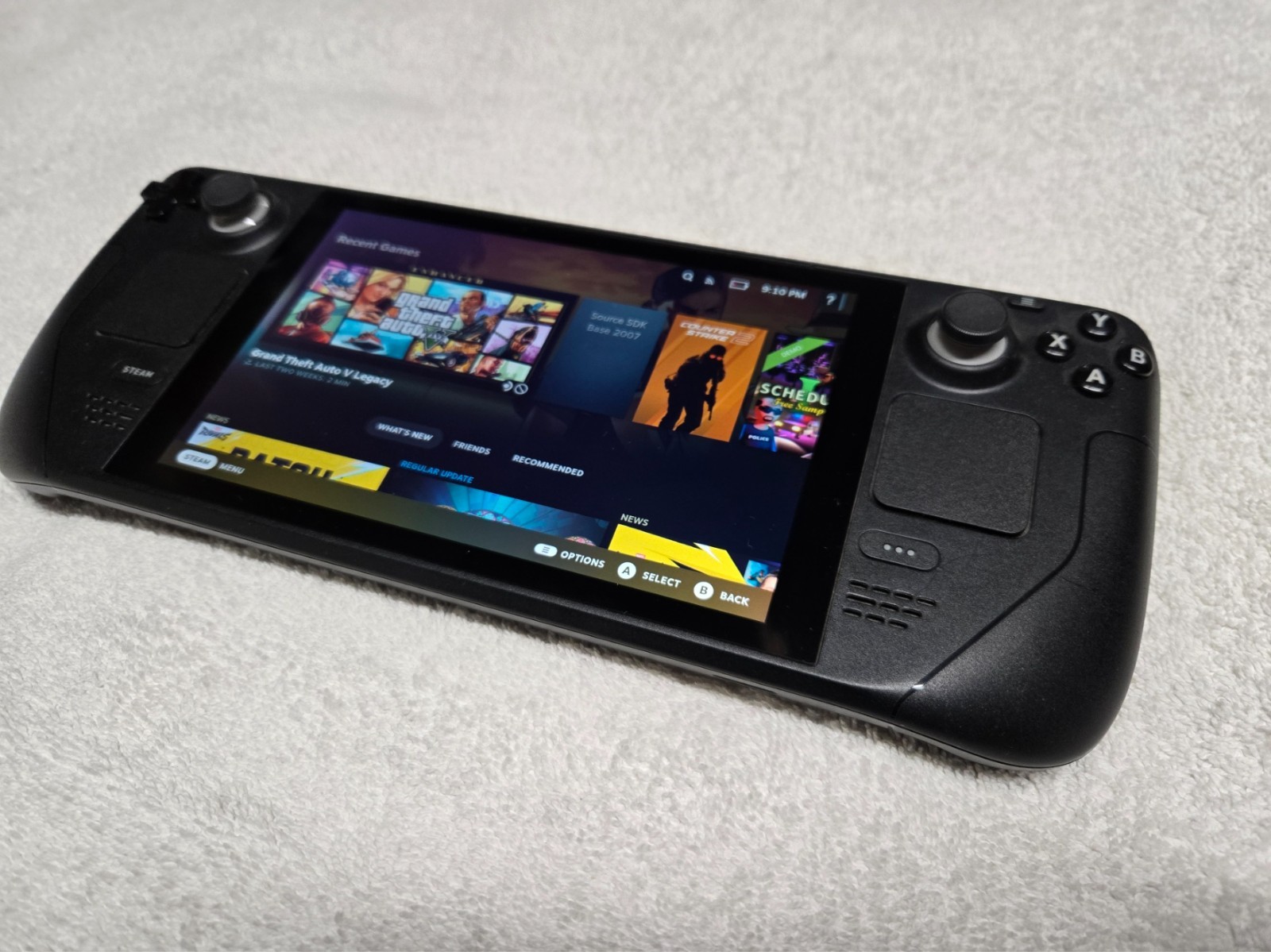 Valve Steam Deck 512GB Handheld Gaming Console – Case included, no charger