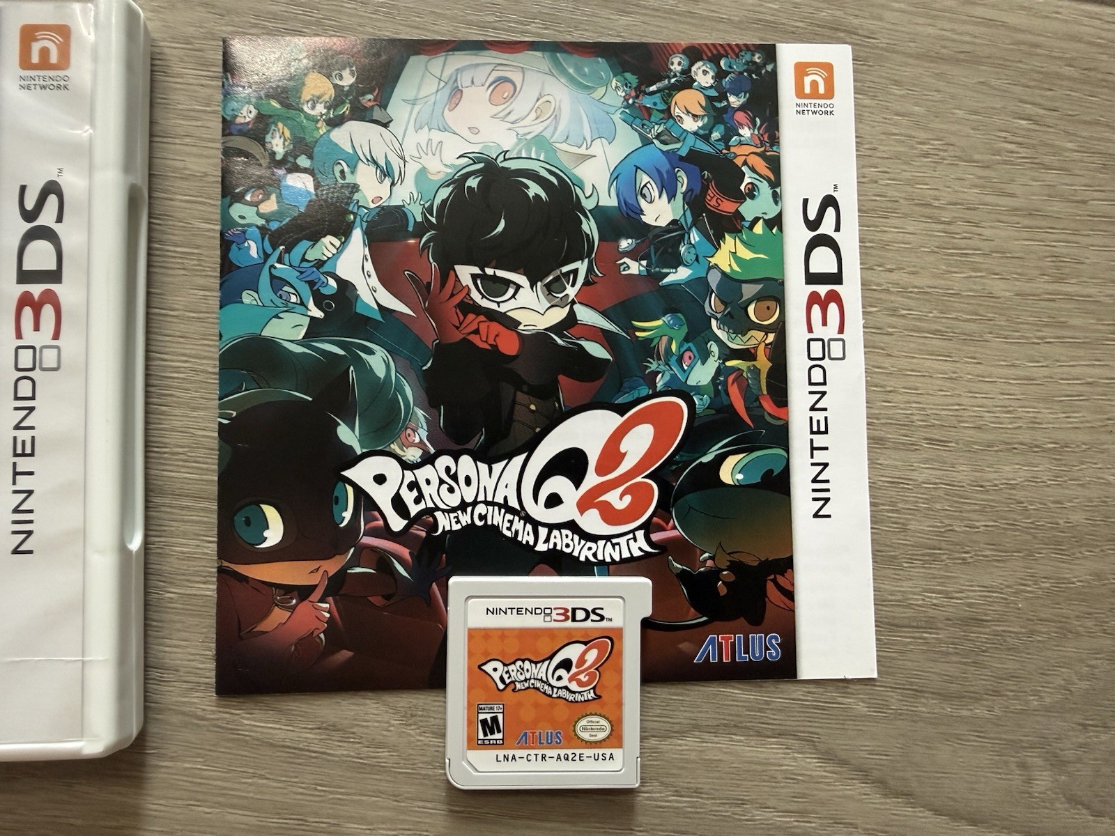 Persona Q2: New Cinema Labyrinth – (Nintendo 3DS, 2019) CIB COMPLETE! Tested!