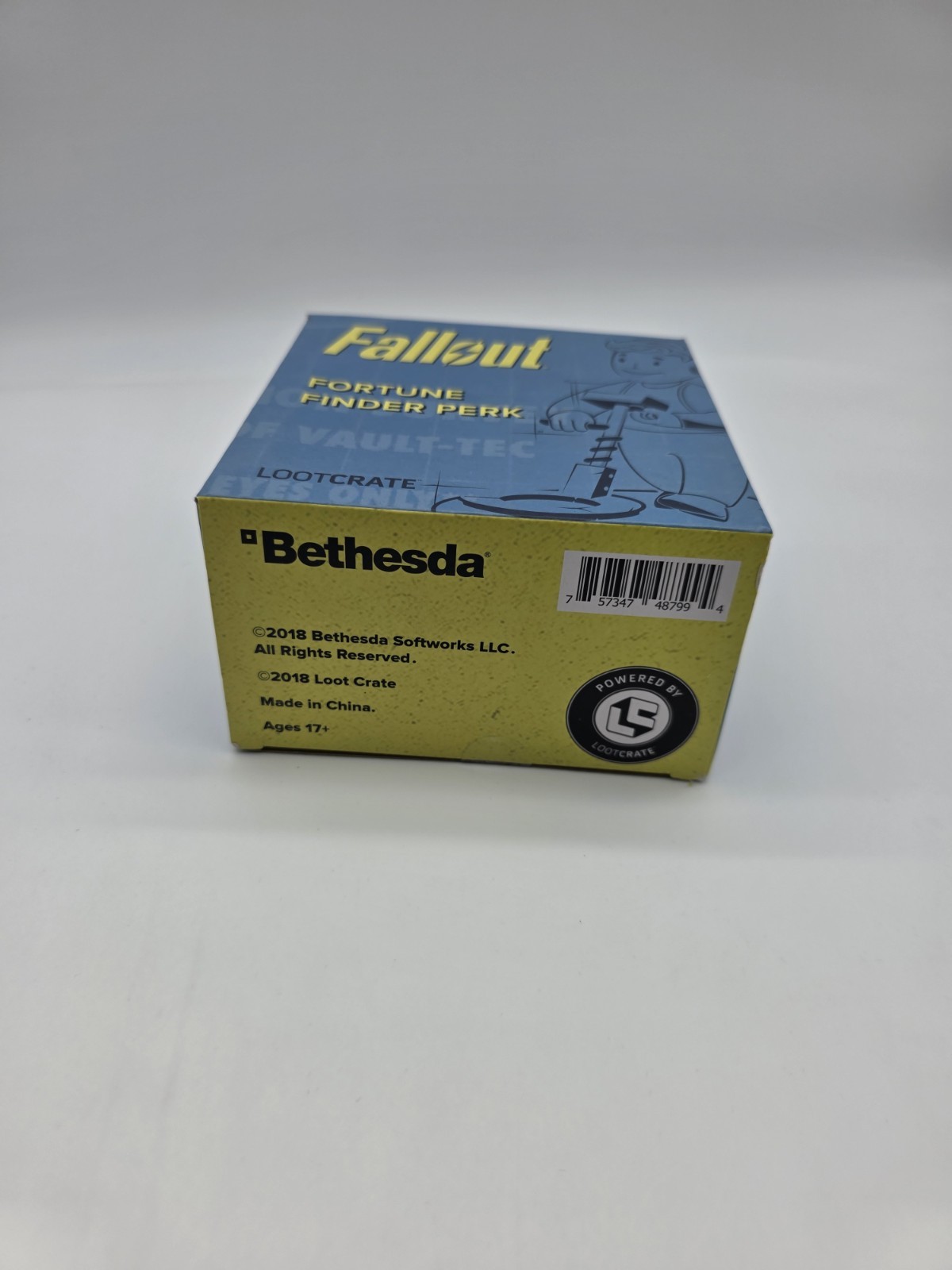 2018 Bethesda Fallout 4: Fortune Finder Perk Loot Crate Exclusive