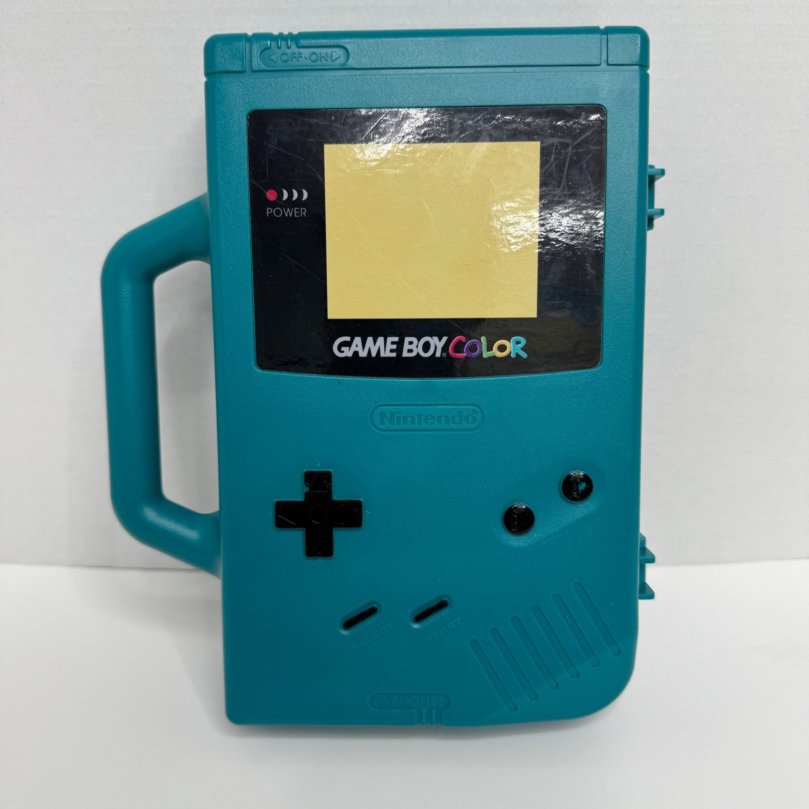 Nintendo Game Boy Color Teal Hard Shell Carrying Case Model GBC70 Vintage 2000