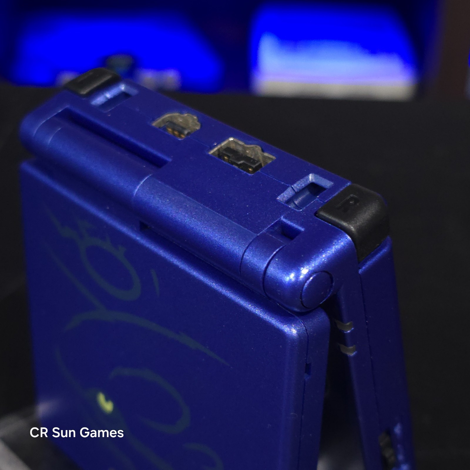 Blue Nintendo Game Boy Advance GBA SP IPS MOD Adjustable Brightness – Kyogre
