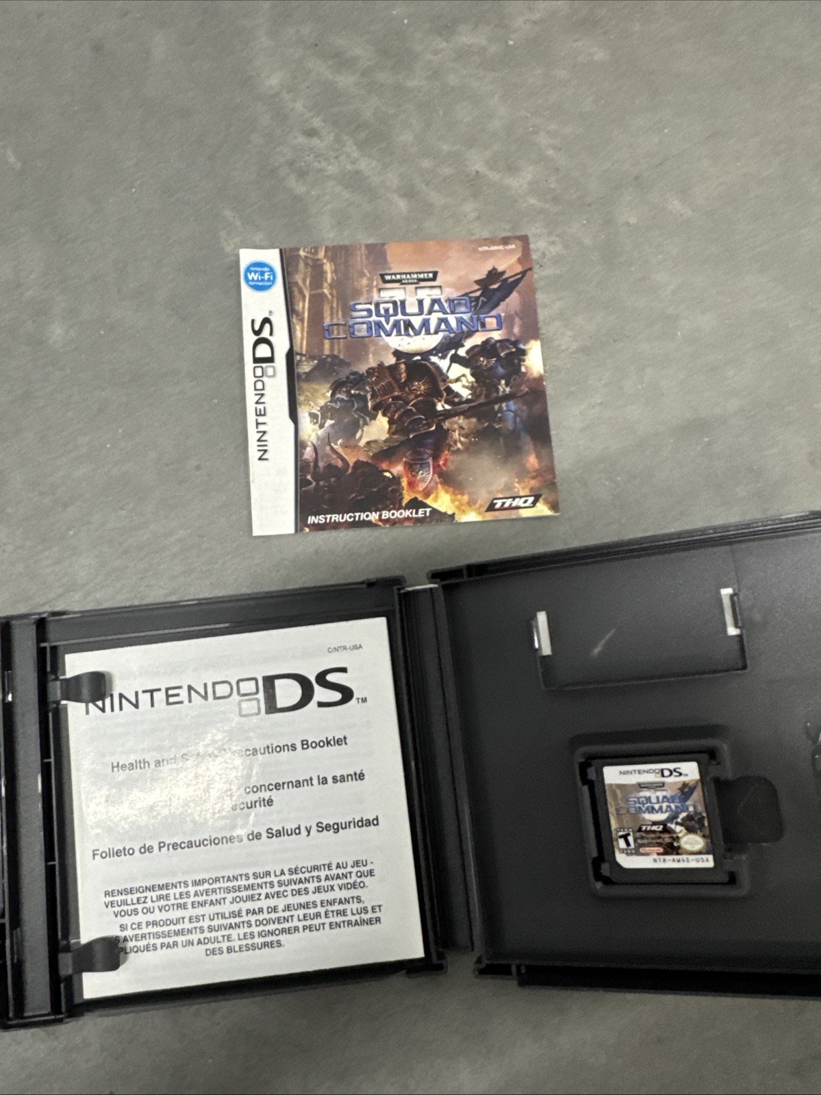 Warhammer 40K Squad Command Nintendo DS with manual