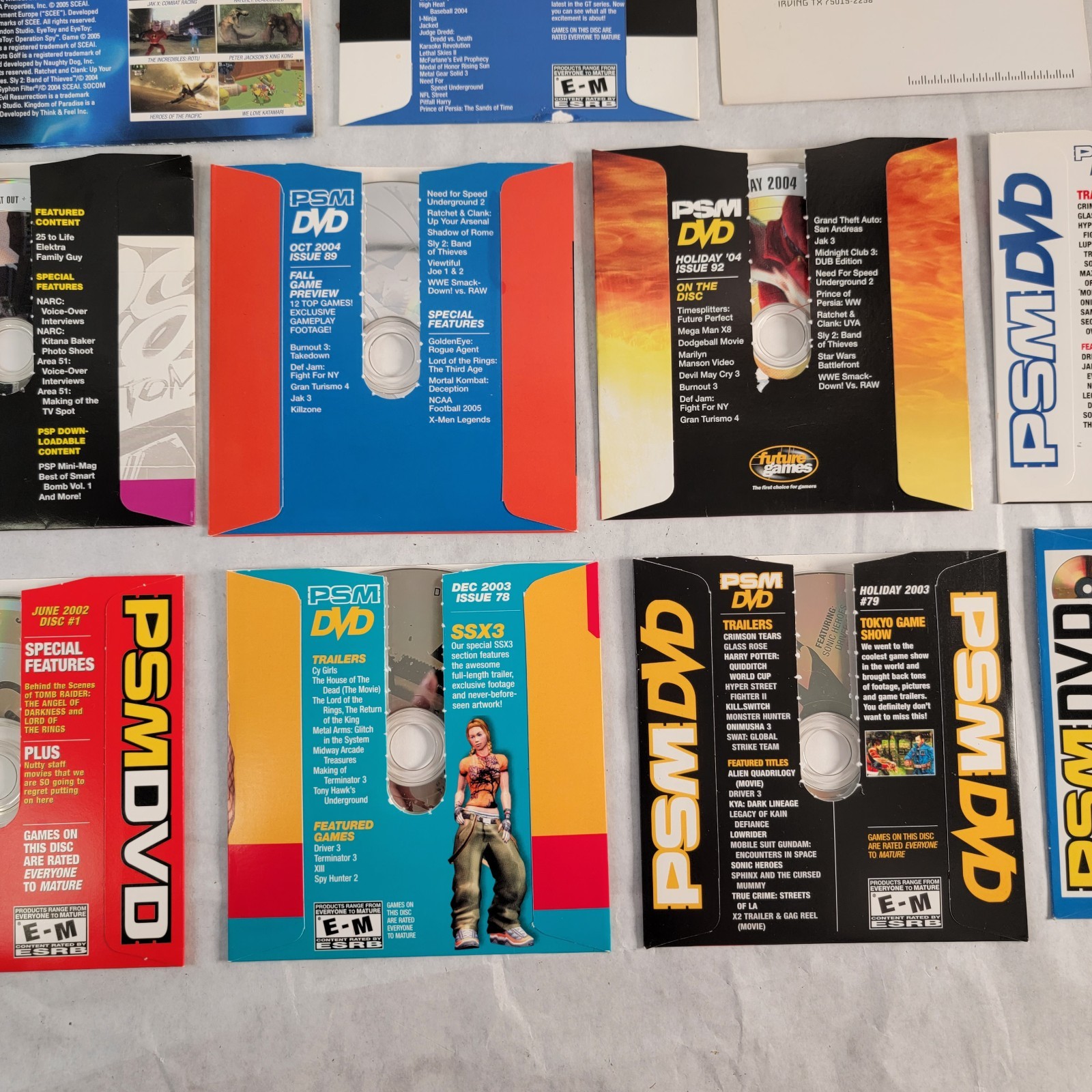Lot of 18 Playstation Demo Discs Original PlayStation Magazine w/ Holiday Bonus