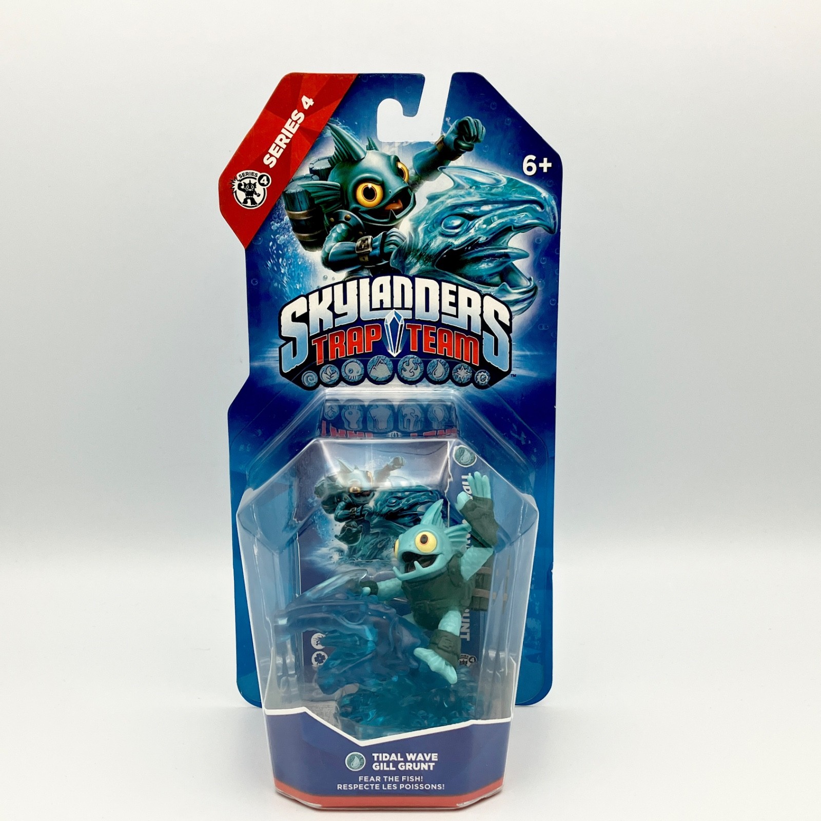 Skylanders Trap Team Tidal Wave Gill Grunt Series 4 Figure NEW SEALED