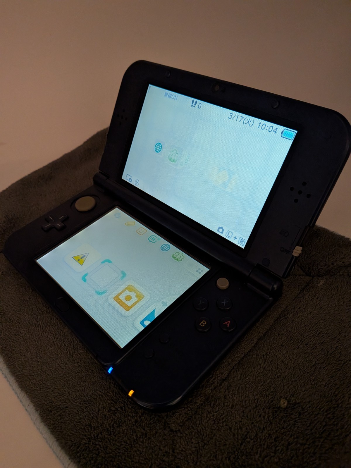 【Excellent5】Nintendo NEW 3DS LL XL Blue Handheld Used Game Console From Japan