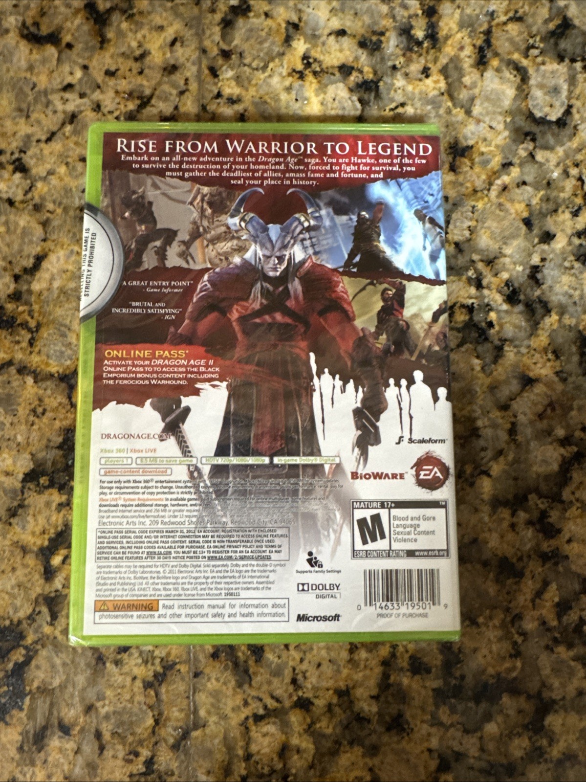 Dragon Age 2 – Microsoft Xbox 360 New/Sealed