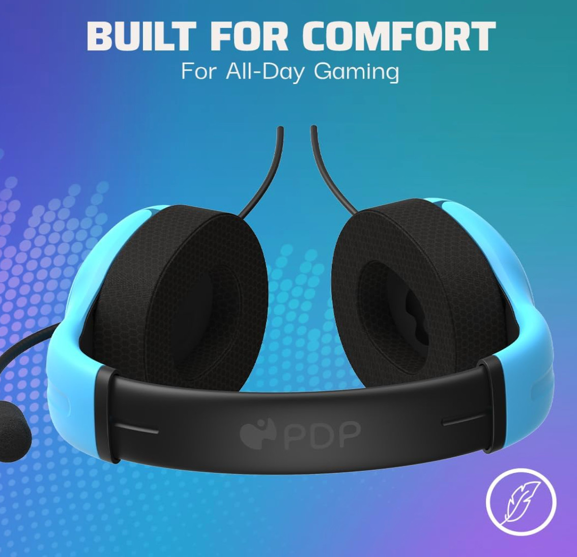 PDP AIRLITE – Wired Gaming Headset – Sony PS5/PS4/PS3/PC – Noise-canceling -Blue