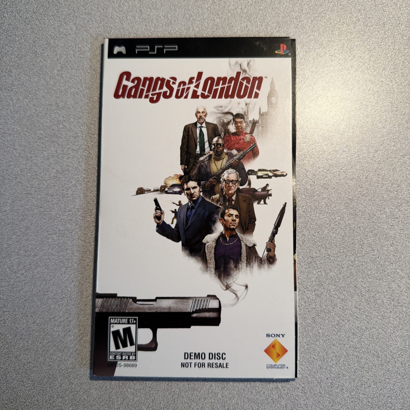 DEMO DISC – Gangs of London – PSP – Demo Disc Rare
