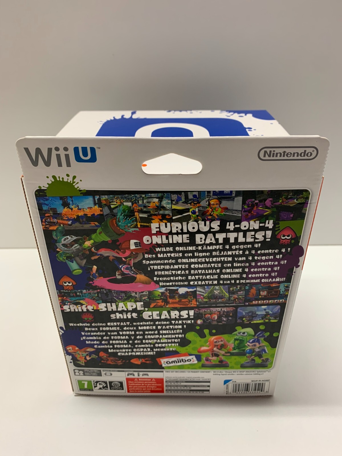 SPLATOON LIMITED EDITION + AMIIBO NINTENDO WIIU WII U – NEW PAL VERSION NEW