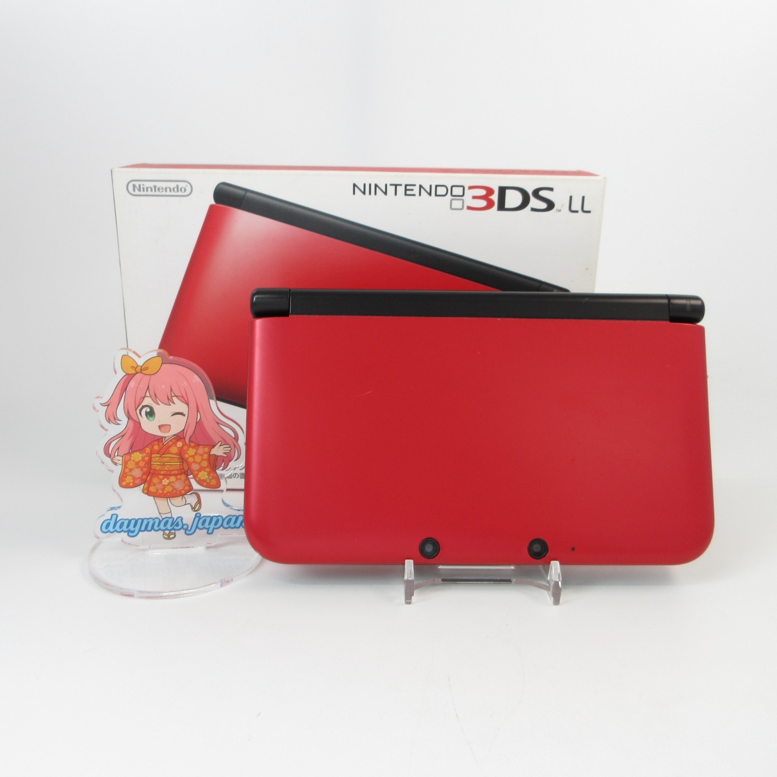 【Excellent】Nintendo 3DS LL XL Red x Black Console Japanese Edition #NET0407/02