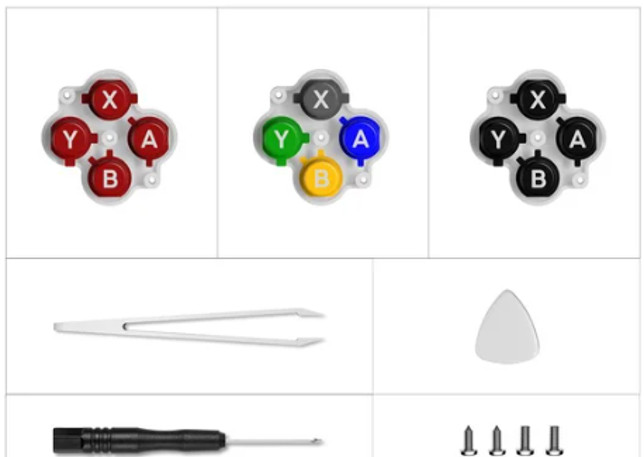 Retroid Pocket Mini V2 Handheld + Official Screen Protector + Custom Button Set