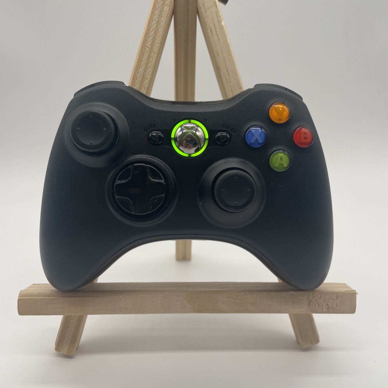 Microsoft Xbox One Wireless Controller Black Plastic Model 1708 VG TESTED