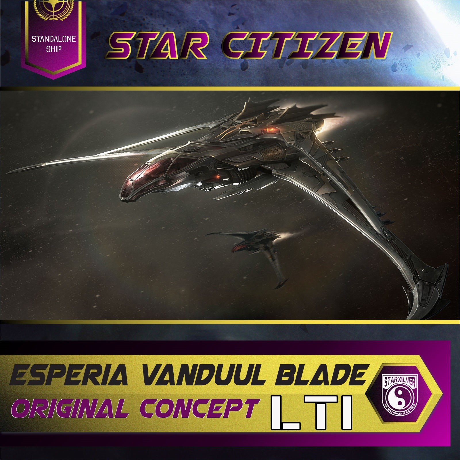 Star Citizen – Esperia Vanduul Blade LTI **ORIGINAL CONCEPT**