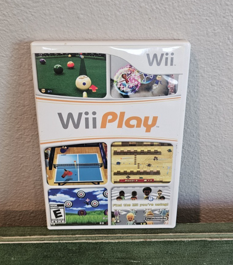 Nintendo Wii Play Wii E NTSC-U/C Sports Mixed Sports Game Disc w/ Case & Manual