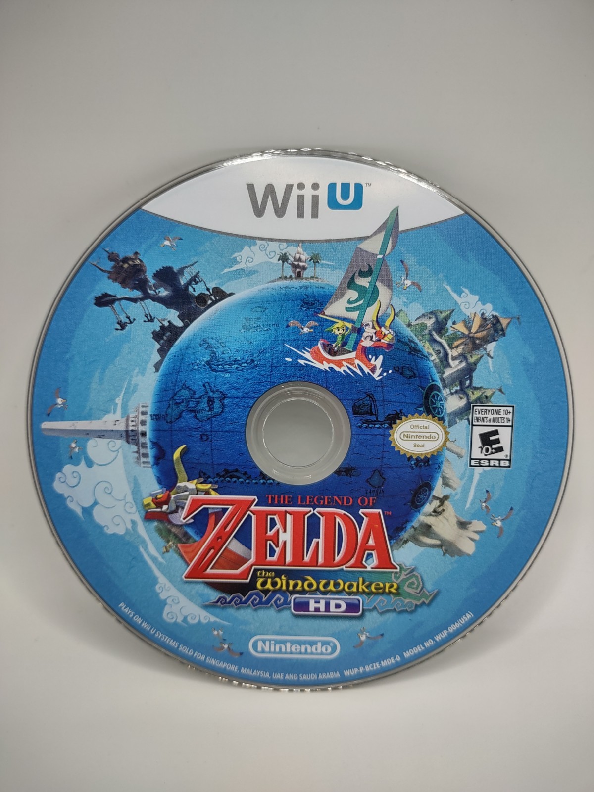 Legend of Zelda Wind Waker HD Wii U CIB Asia UAE Singapore Malaysia Region