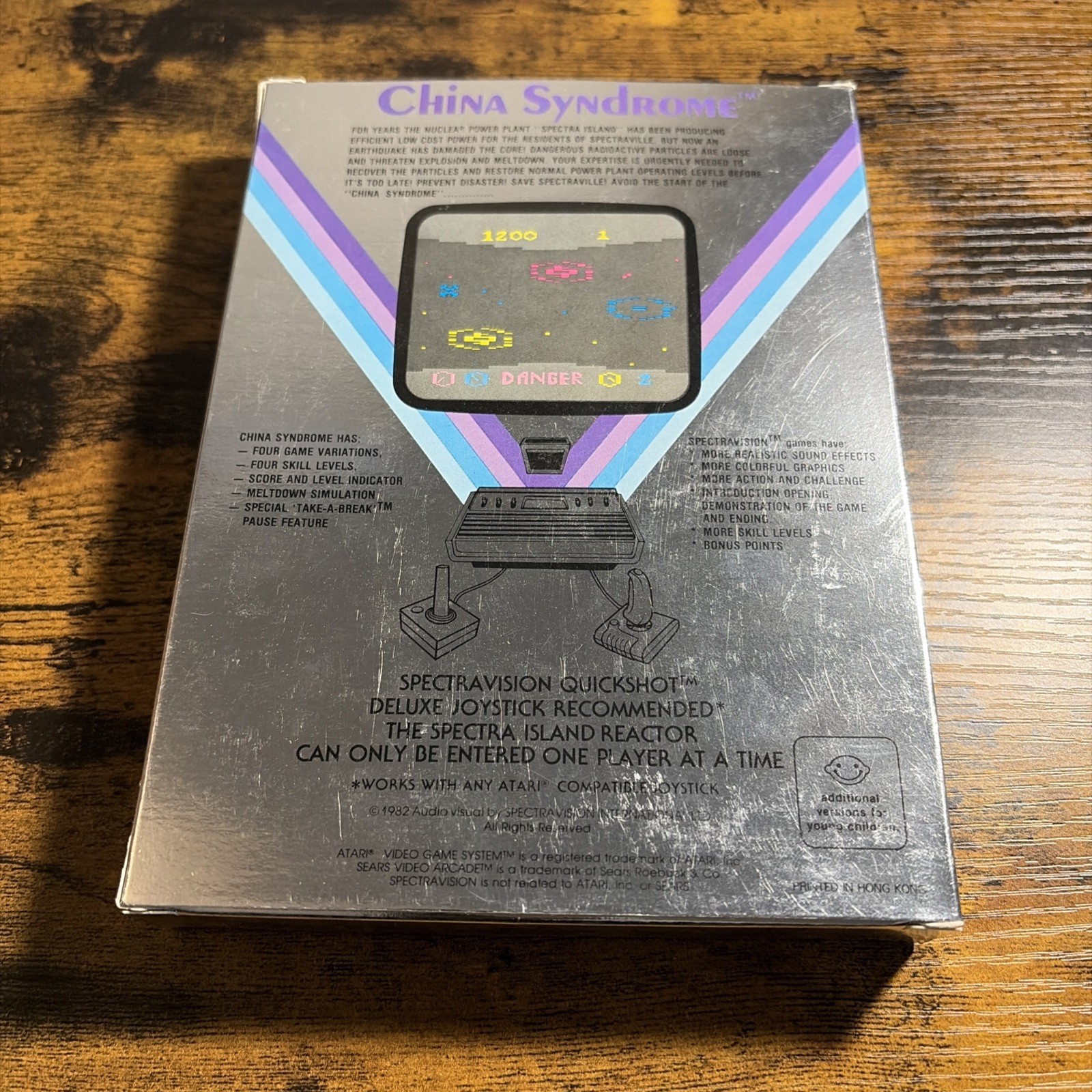 China Syndrome for Atari 2600 Complete In Box CIB Great Shape Tested