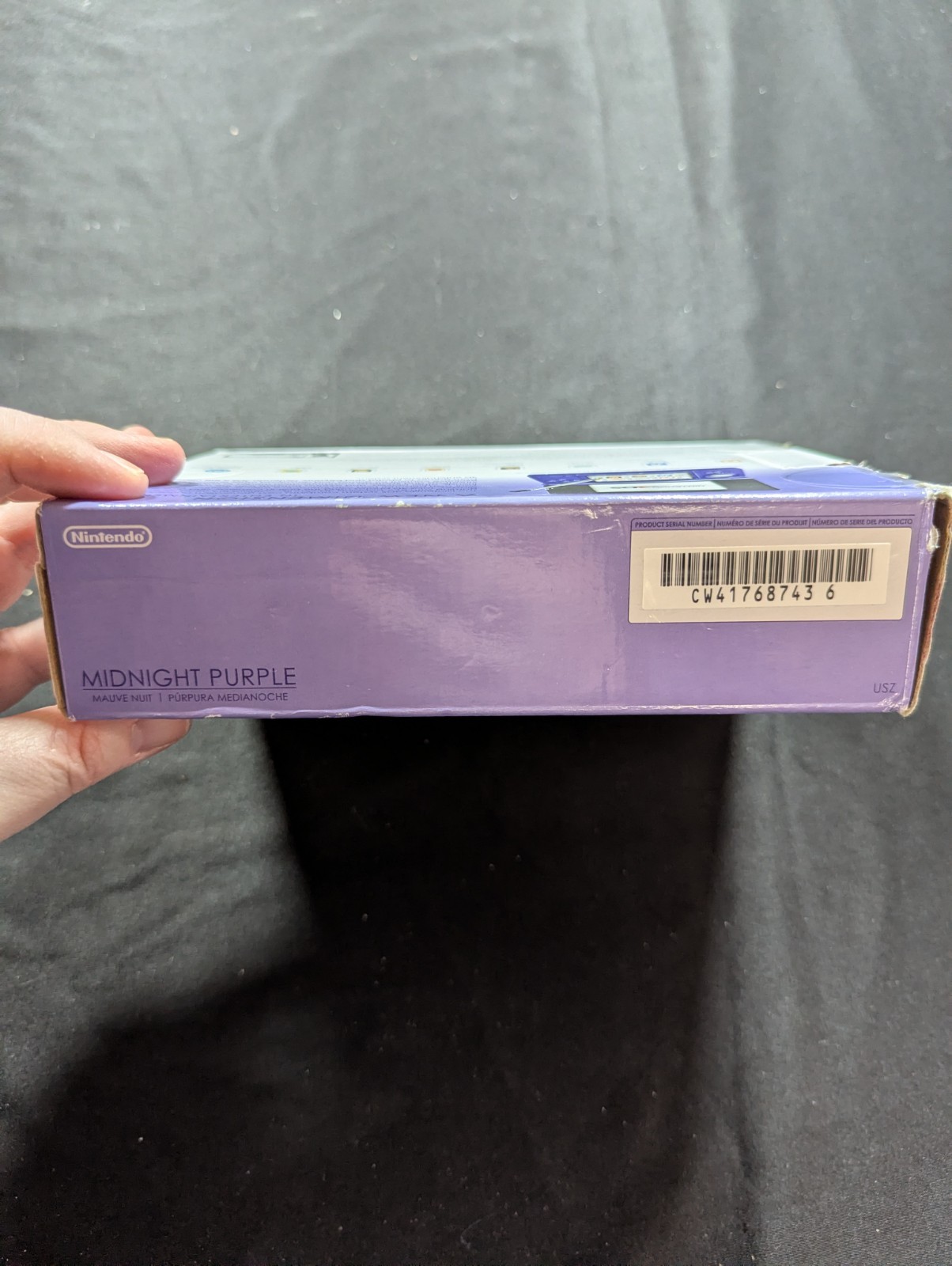 Nintendo 3DS Midnight Purple Handheld Console CIB Matching Serials US