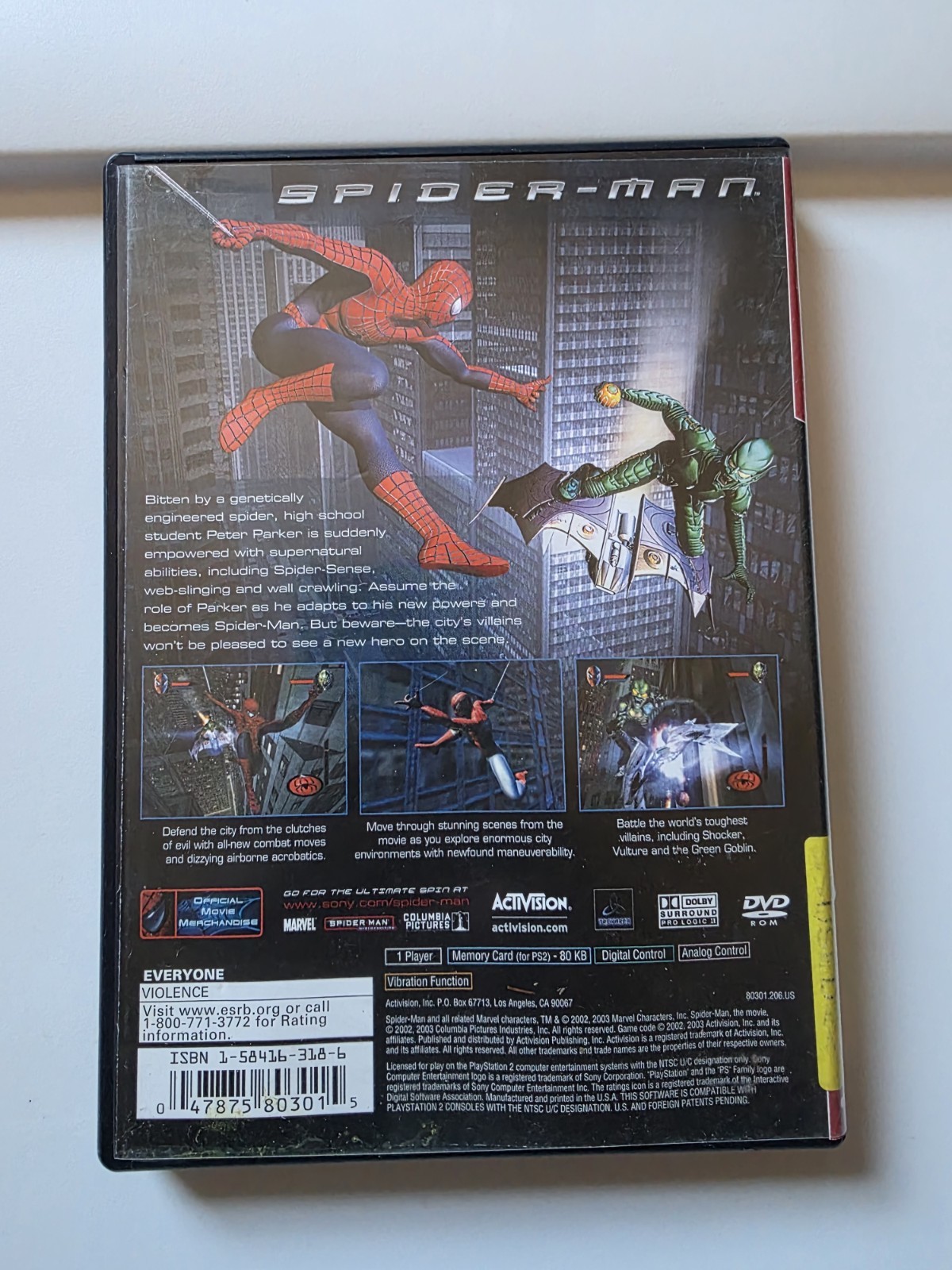Spider-Man Trilogy 1 2 3 PS2 (Sony PlayStation 2, 2007) Complete CIB TESTED