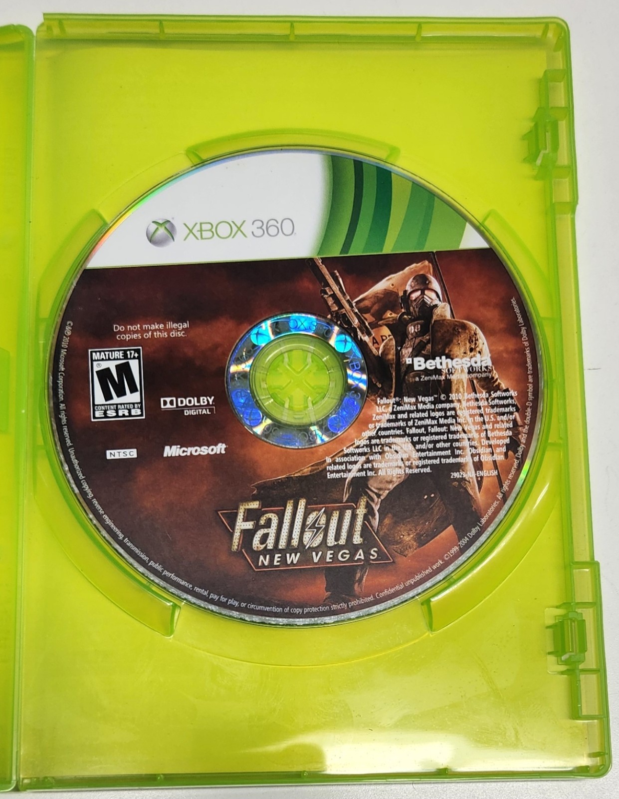 FallOut 3 (2008) & FallOut New Vegas (2012) Lot of 2 (Microsoft XBox) Tested