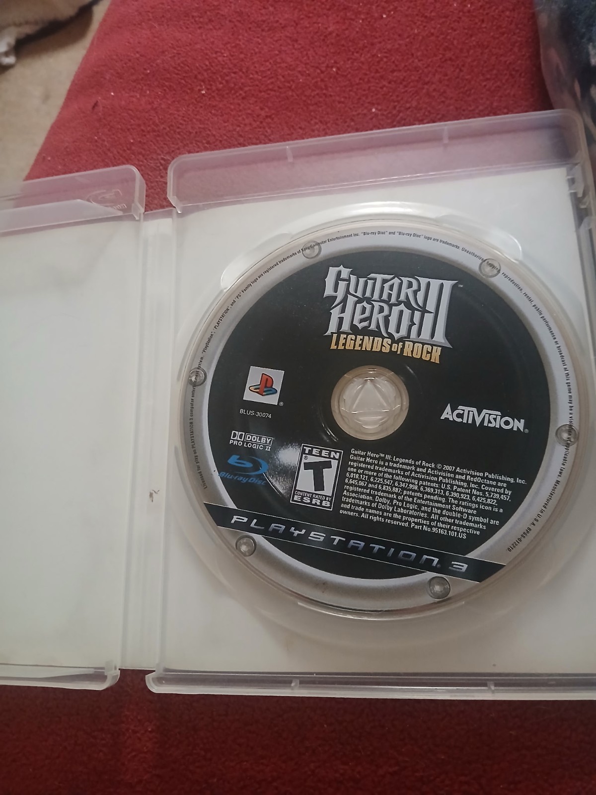 Guitar Hero III Legends of Rock Sony PlayStation 3 PS3 Activision 2007 T NFR