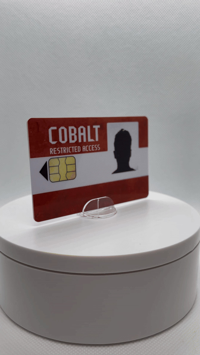 RUST Key Cards | COBALT Keycard Set | Cosplay Cards | Red Key Card Blue Key Card