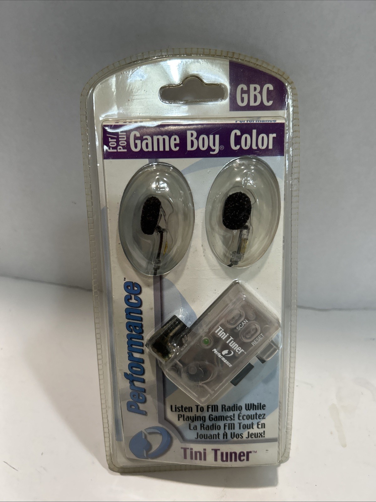 Vintage Performance Tini Tuner FM Radio for Nintendo Game Boy Color (GBC) – New