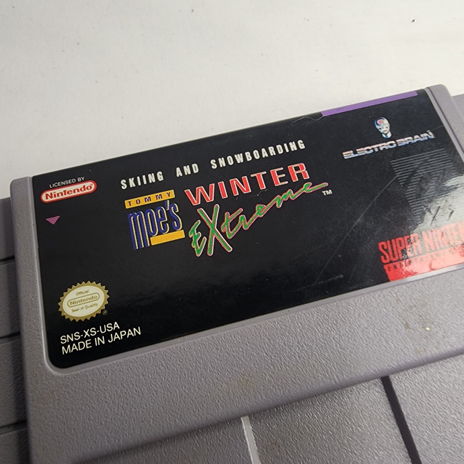 SNES: Tommy Moe’s Winter Extreme: Skiing & Snowboarding Game CART ONLY – Tested