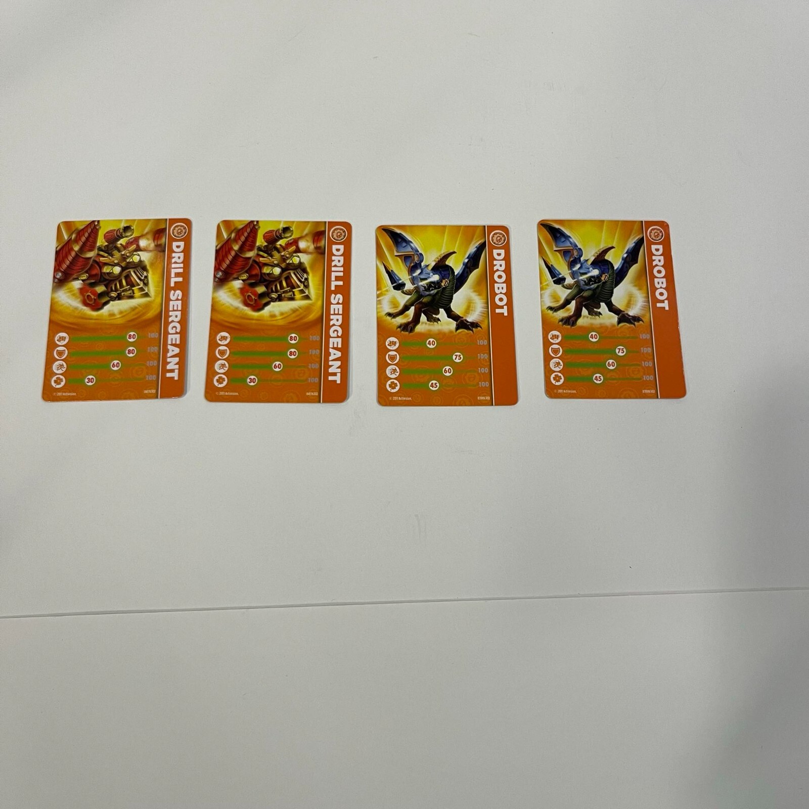 Skylanders Spyro’s Adventure Stat Cards – Lot of 23 Cards