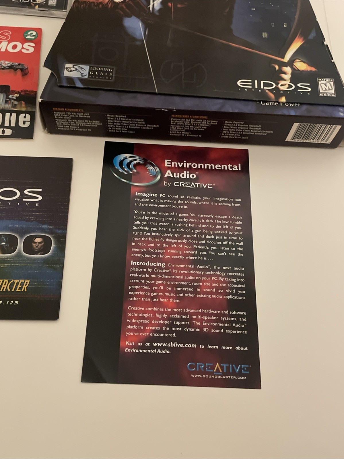 Thief Dark Project EIDOS Trapezoid Big Box PC Game W/ Demo Disk 1998