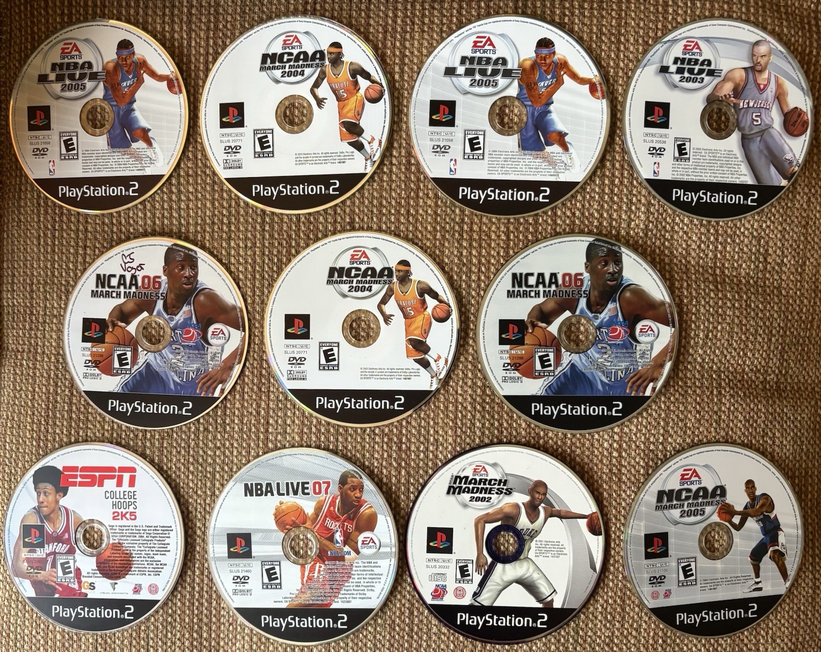 Ps2 EA SPORTS BASKETBALL COLLECTION