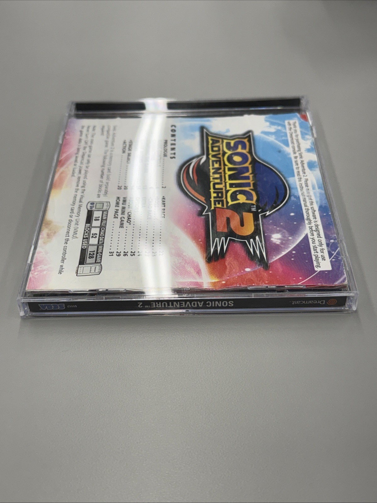 Sonic Adventure 2 SEGA Dreamcast 2001 CIB Must Read Below Near Mint Disc