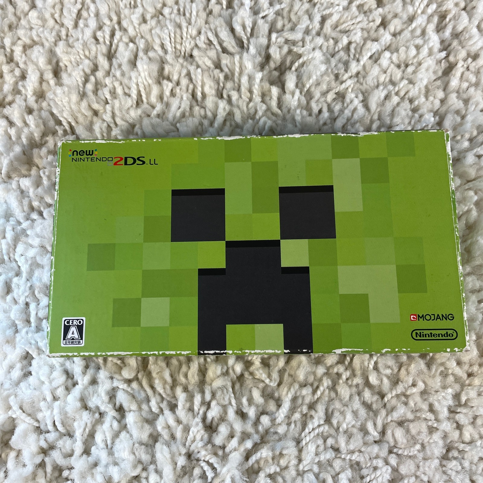 New Nintendo 2DS XL LL Minecraft Creeper Edition Console Japanese US Seller Box