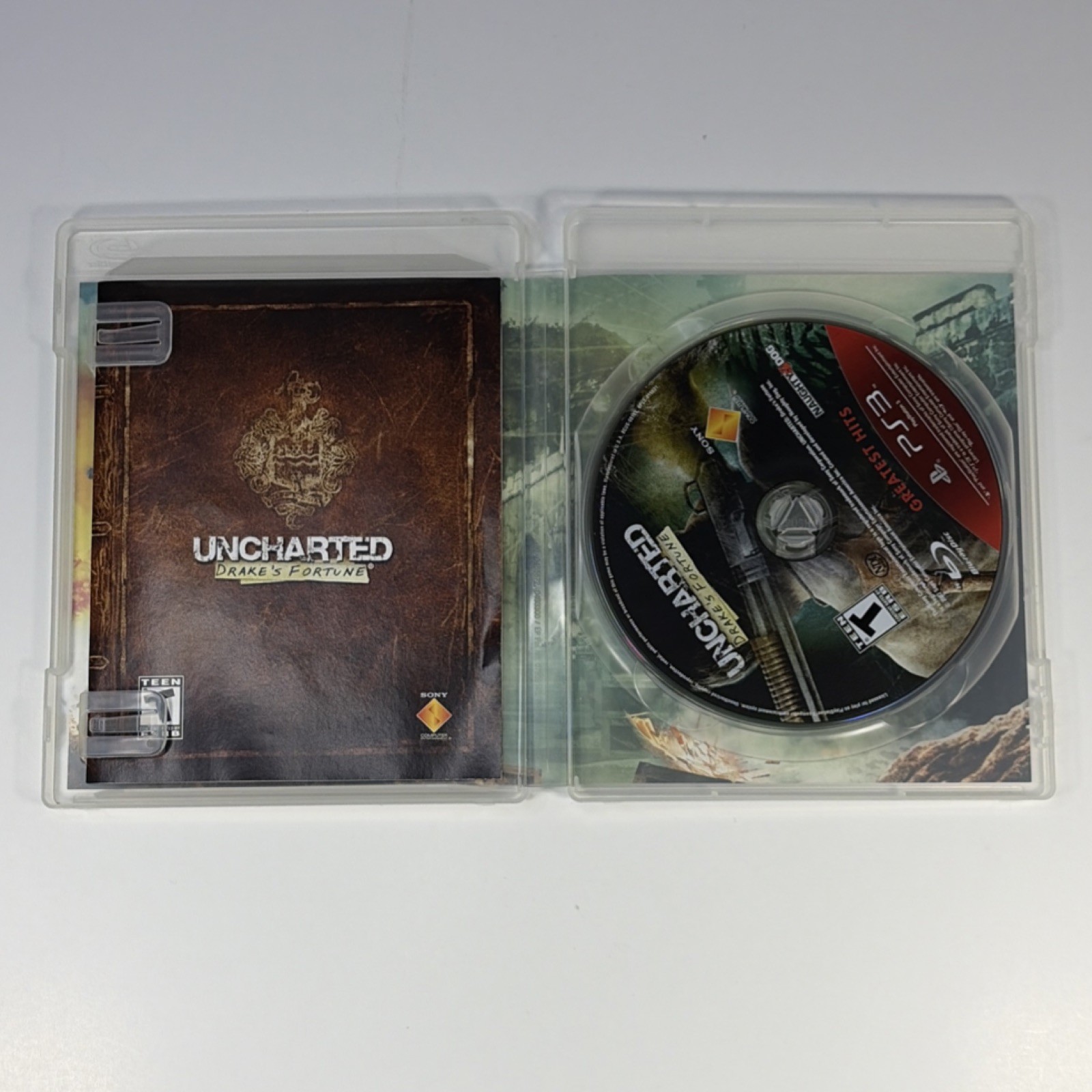 Sony Uncharted Series Drake’s Fortune Among Thieves Deception PS3 Action T Manu…