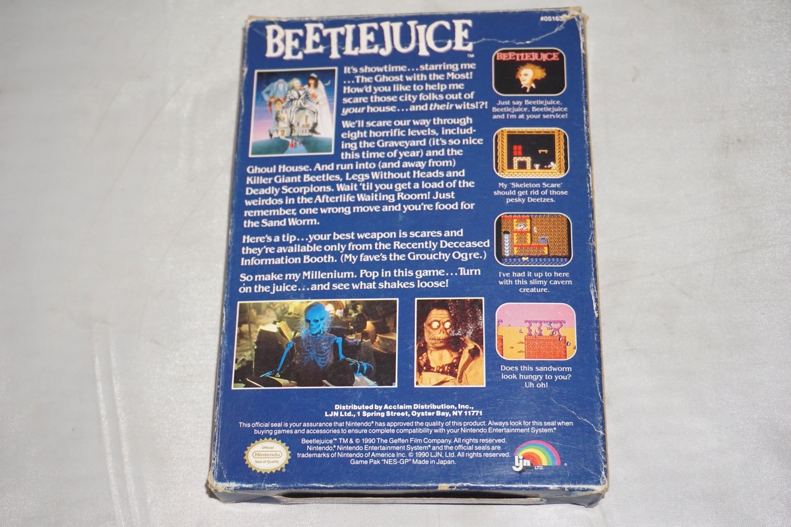 Beetlejuice (Nintendo NES) Complete in Box CIB