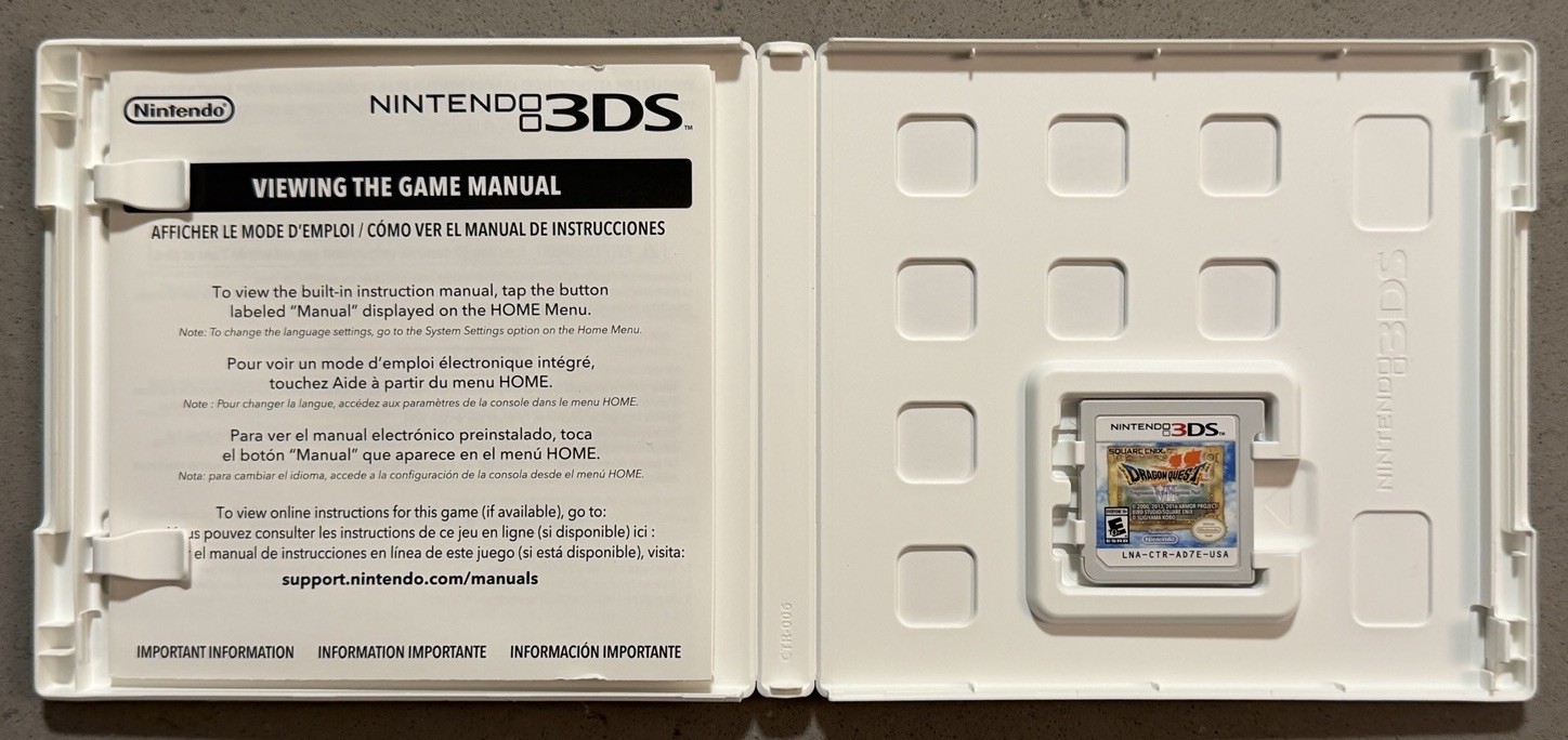Dragon Quest VII: Fragments of the Forgotten Past (Nintendo 3DS, 2016) Complete