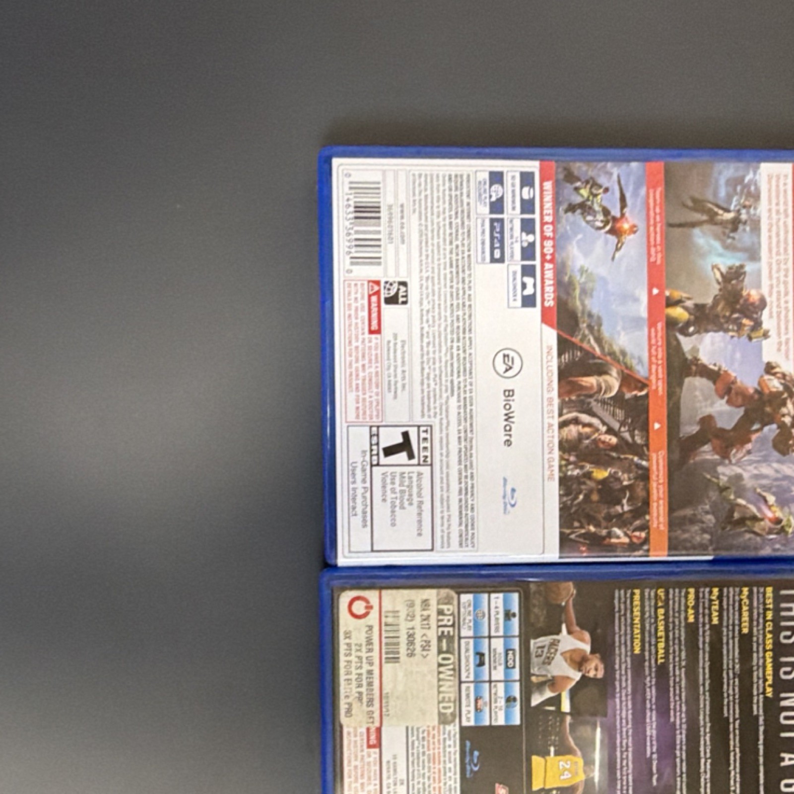 EA 2K PlayStation PS4 Game Lot (2) Anthem + NBA 2K17 w/ Cases NTSC-U/C