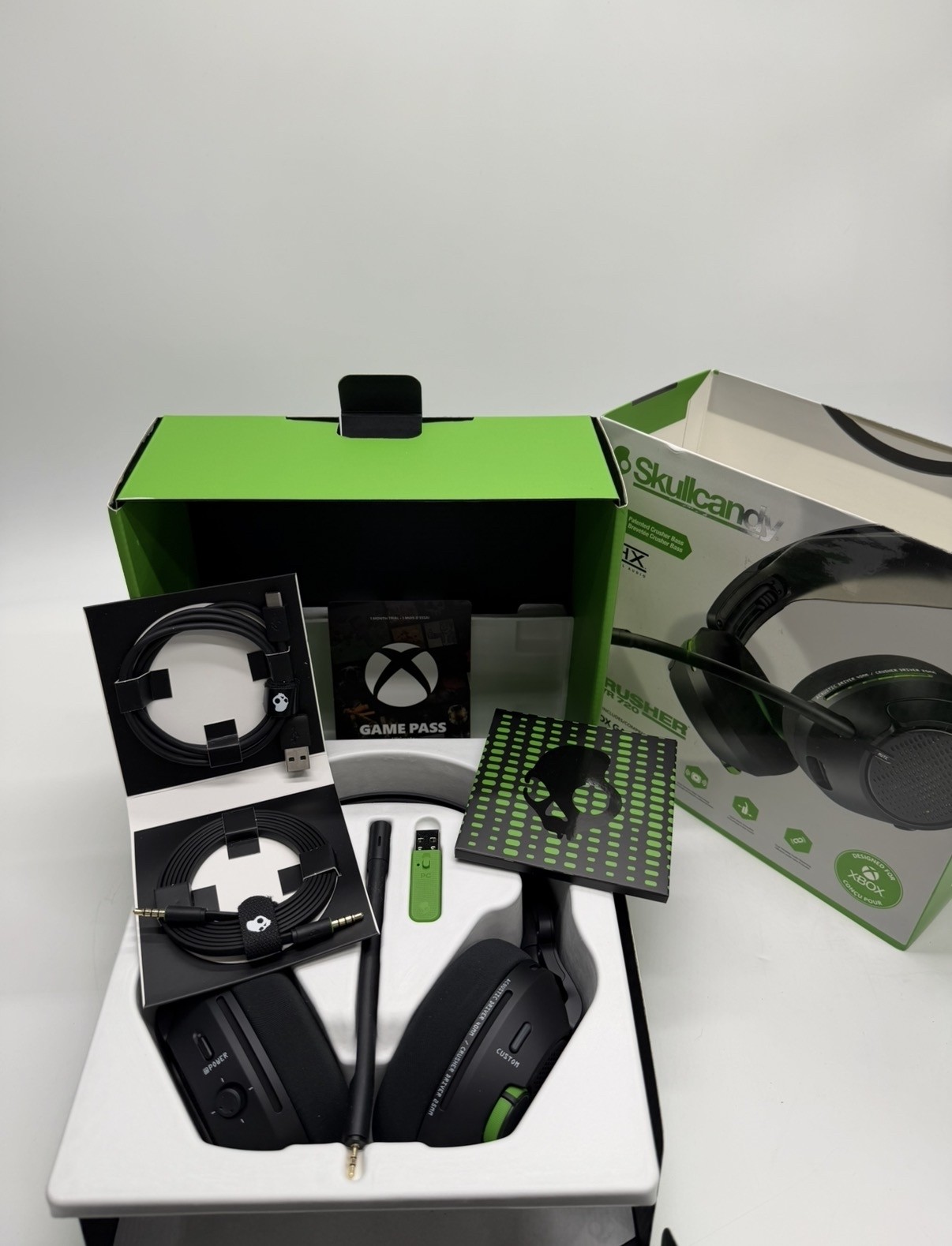 Skullcandy Crusher PLYR 720 Wireless Gaming Headset for Xbox – Brand New
