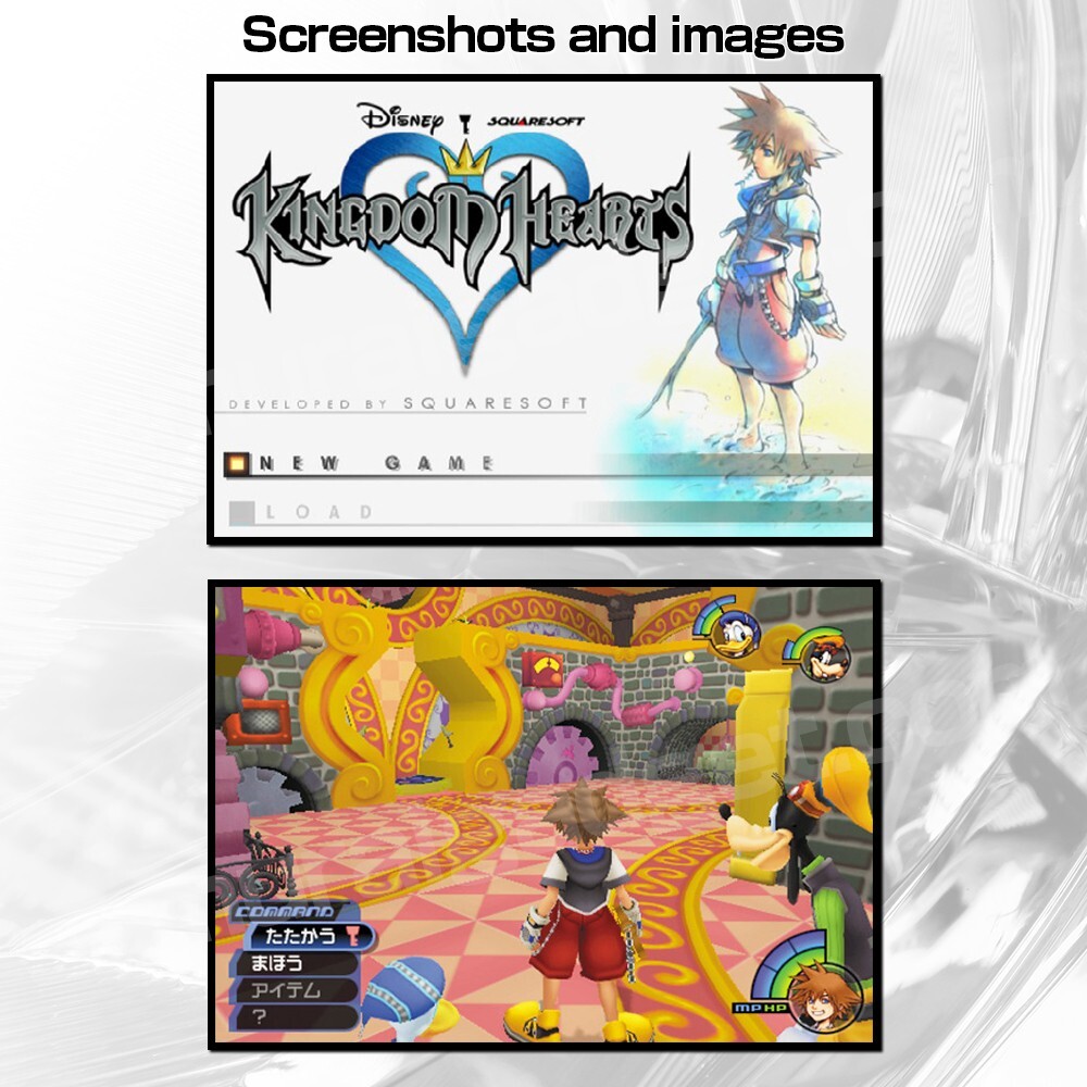 Kingdom Hearts PS2 [Japanese NTSC-J] PlayStation 2 SQUARE ENIX 2002 KH
