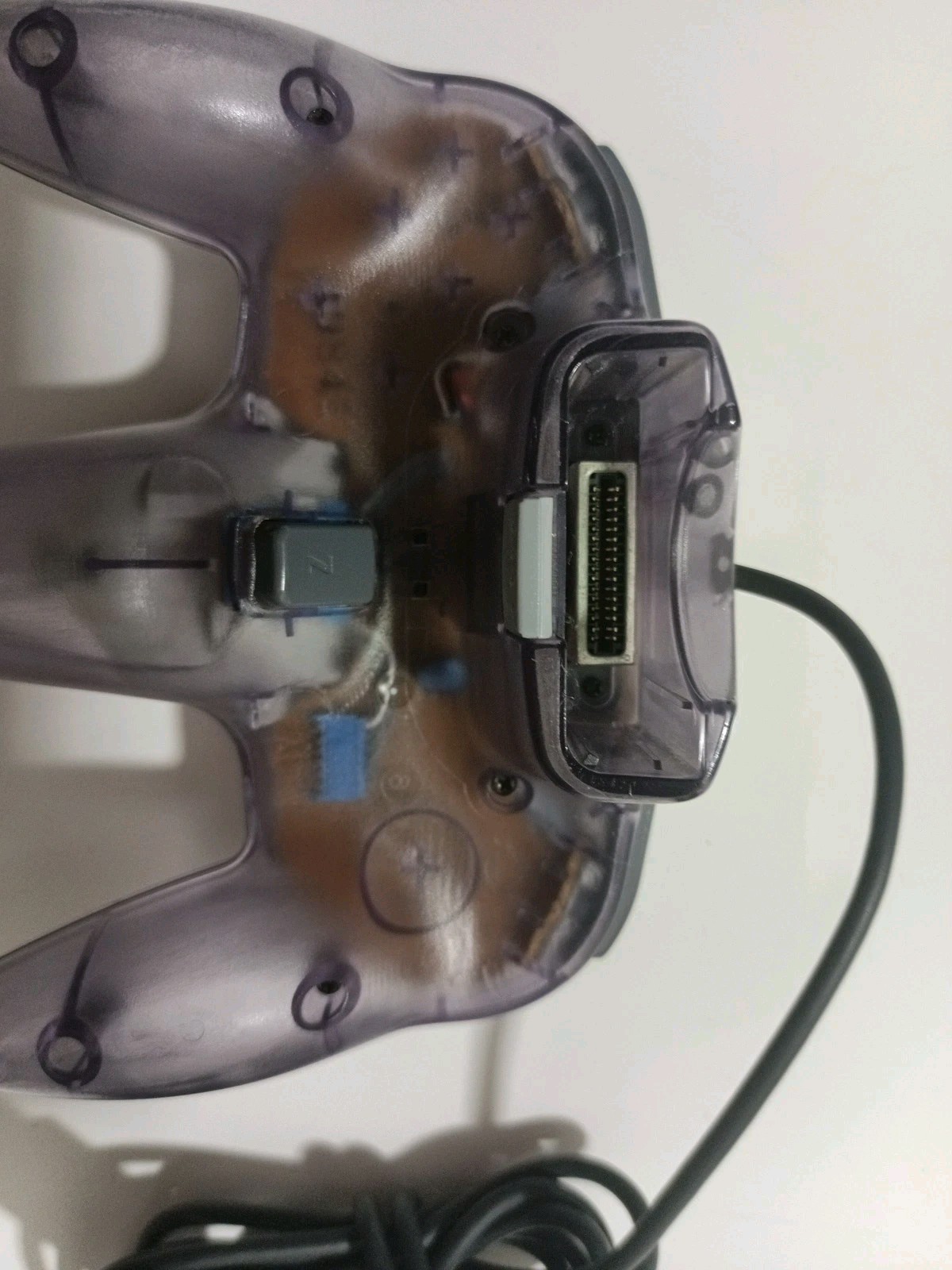 Nintendo 64 Controller NUS-005 Clear Purple Official N64 Tested Firm Stick # 10