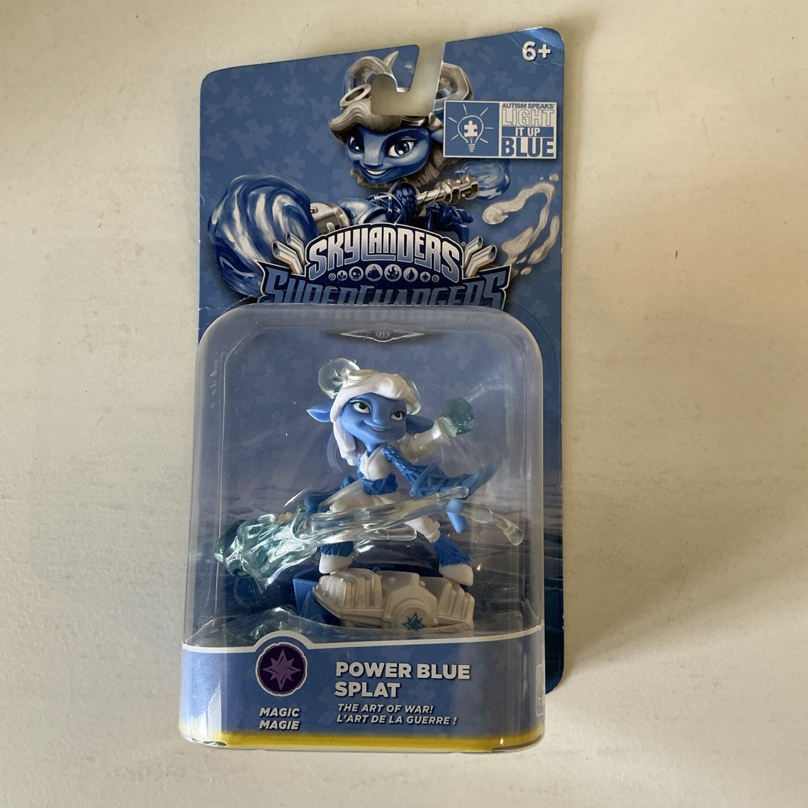 New Skylanders SuperChargers Power Blue Splat-NIB Collectors Item