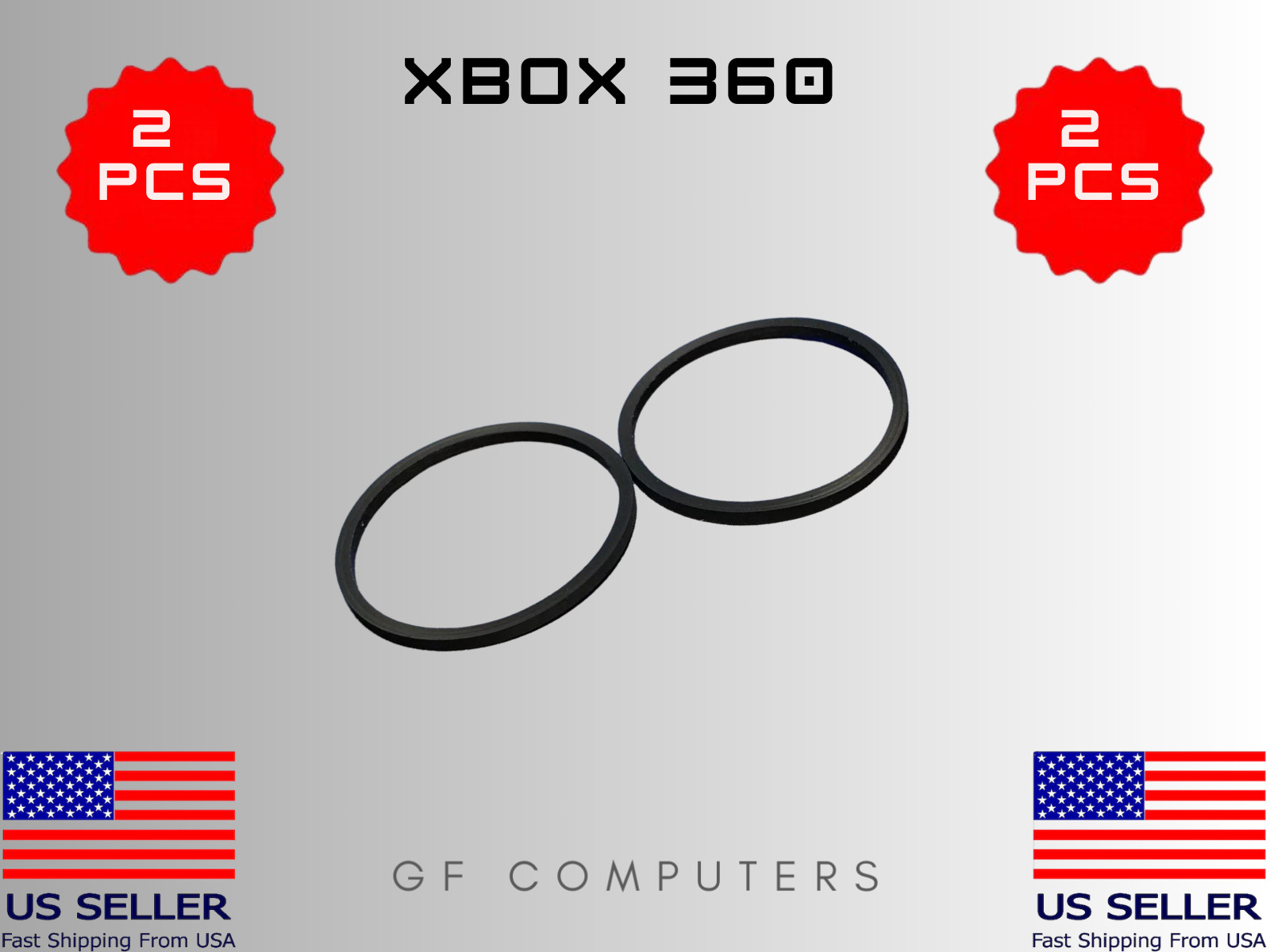 2 x Replacement Belt for Original Xbox 360 DVD Drive
