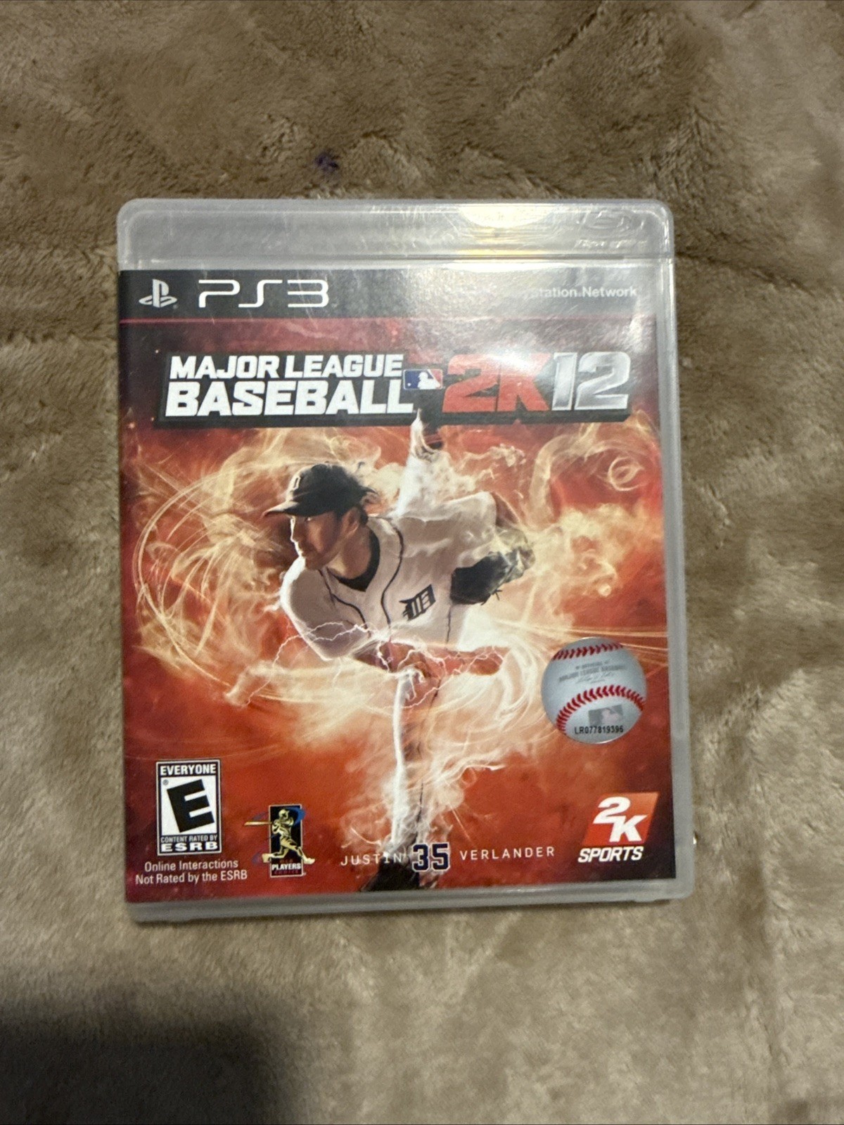 Mlb 2k12 PS3 Playstation 3- Game & Case