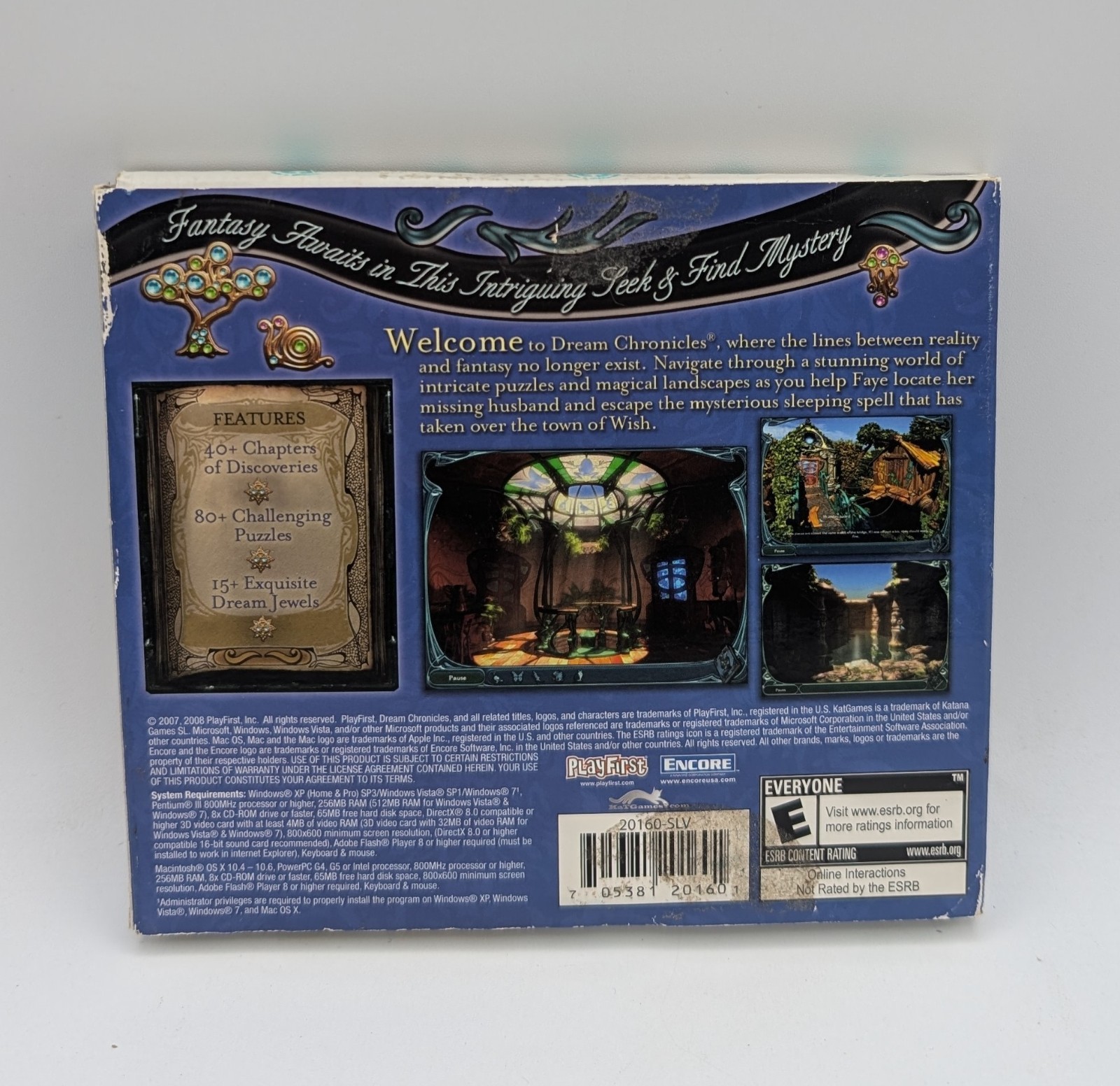 Dream Chronicles 1 & Dream Chronicles 2 The Eternal Maze (PC, 2008)