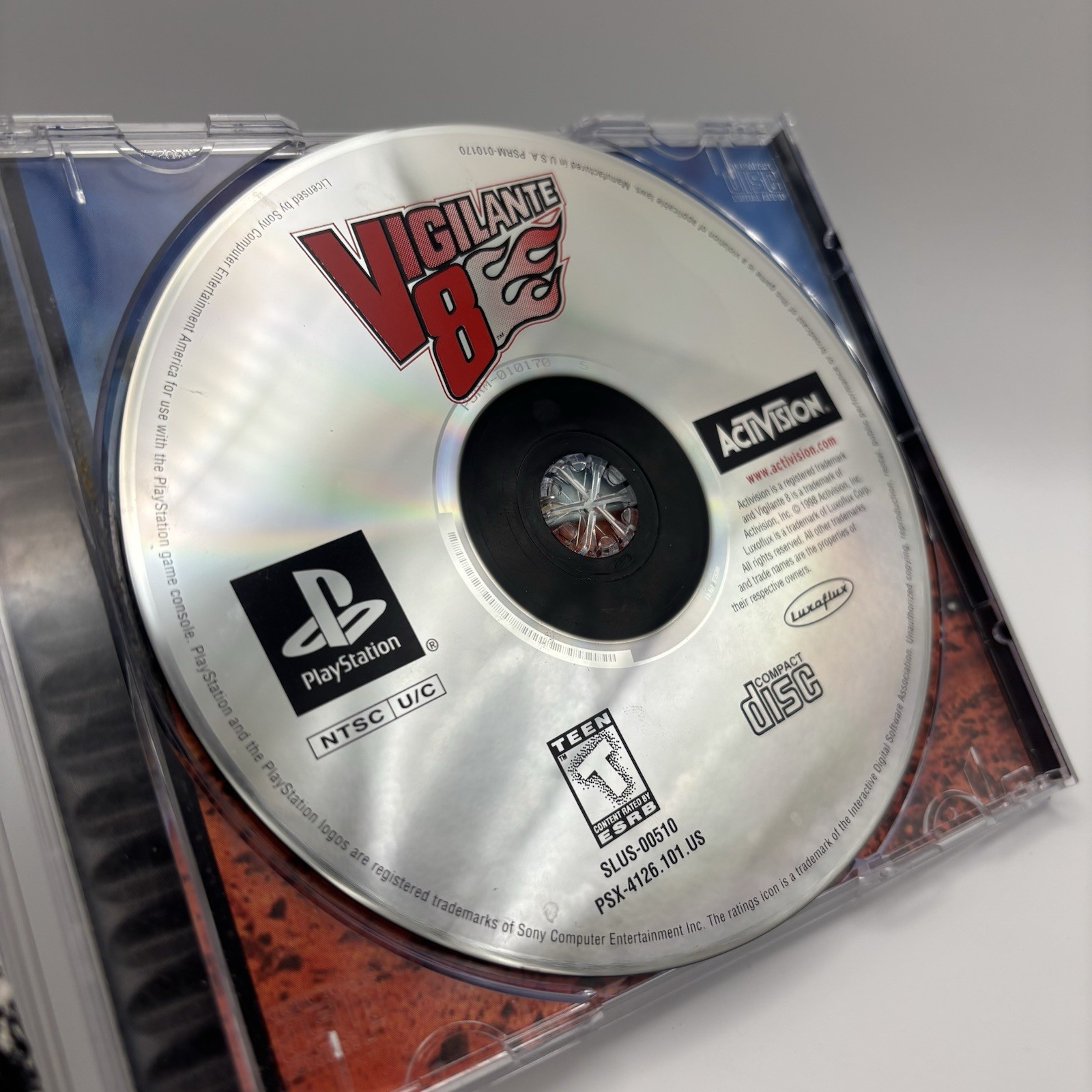 Vigilante 8 Sony PlayStation 1 – CIB – No Reg Card – Rough Manual -Tested- READ